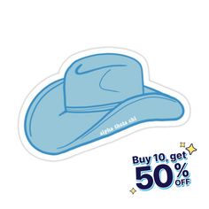 Decorate laptops, Hydro Flasks, cars and more with removable kiss-cut, vinyl decal stickers. Glossy, matte, and transparent options in various sizes. Super durable and water-resistant. Cowboy Hat Sticker, Theta Chi, Cowboy Hat, Cowboy Hats, Decorate Laptops, Vinyl Decal Stickers, Kiss Cut, Vinyl Decal, Cowboy