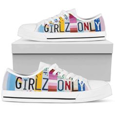 Girls Only Low Top Shoes for Women Lightweight construction with breathable mesh fabric provides a comfortable and flawless fit. Faith Shoes, Sneaker Lovers, Converse Style, Womens Tennis Shoes, Low Top Shoes, Womens Tennis, Shoe Art, Converse Sneakers, Christian Faith