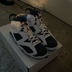 Brand New Jordan 6 Retros Never Been Worn Only Took Out The Box For The Picture Jordan 6 Rings Black Ice, Jordan 6, Newest Jordans, Jordans For Men, Jordan Shoes, Mens Shoes Sneakers, Shoe Brands, Shoes Sneakers, Men's Shoes