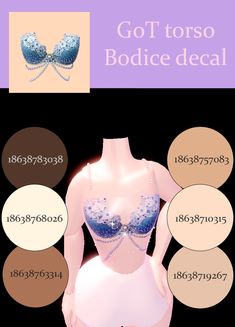 a woman in a bra and panties with the words go torso bodice decal