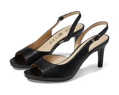 LifeStride Teller 2 Slingbacks | Zappos.com Buckled Heels, Slingbacks, Synthetic Rubber, Platform Heels, Product Reviews, Classic Style, Heel Height, Leather Upper, Shoes Heels