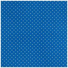 a blue background with white polka dots