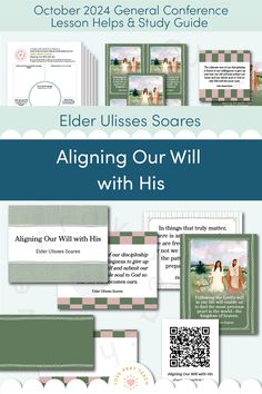 the flyer for elder ullises soars's aligning our will with his