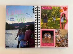 Year Scrapbook, Memories Scrapbook, Friends Journal, Graduation Scrapbook, Scrapbook Inspo, Friend Scrapbook