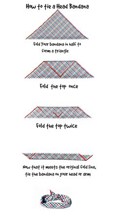 How To Fold A Bandana Headband, How To Wrap A Bandana On Your Head, Ways To Fold Bandanas, Bandana Bracelet Tutorial, Slayer Bandana Style, How To Tie A Bandana Headband, Mens Bandana Style Head Wraps, How To Wear A Bandana On Your Head, How To Make Bandana Headband