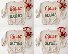 Christmas Family Matching Shirts, Matching Christmas Pjs Families, Christmas Hoodies Family, Christmas Family Sweatshirts, Matching Christmas Sweatshirts, Cricut Christmas Shirts Family, Family Matching Christmas Shirts, Family Christmas Shirts Vinyl, Christmas Tshirt Ideas Family