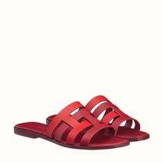 Women's Shoes | Hermès USA Mens Sandals Fashion, Pink Sandals, Shoe Boot Sandals, Loafer Mules, Mens Sandals, Leather Flats, Flat Shoes, Boot Sandals