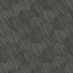 an image of wood flooring that looks like hexagonal tiles in grey tones