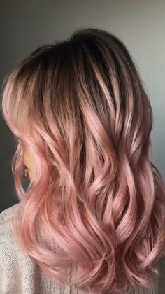 Discover stunning pastel pink ombre hair ideas. Learn how to achieve this gradient look on our site. Save this pin for your ombre inspiration! #OmbreHair #PastelPink Light Pink Hair Ombre, Pale Pink Balayage, Cool Dyed Hair, Pastel Pink Hair Ombre, Pink Natural Hair, Pastel Hair Ombre, Natural Hair Color Ideas, Pastel Pink Ombre, Highlights Subtle