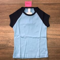 American Apparel Short Sleeve - Blue/ Nagy Blue Condition - New W/ Tags Size - 2t, 6 & 8 100% Authentic, Buy With Confidence! All Purchases Will Be Shipped Within 1 Business Day! Check Out My Closet For Other Items Buy 3 Get 10% Off Cute Fitted Blue T-shirt, Playful Short Sleeve Top, Playful Blue Tops For Spring, Summer School Stretch Top, Stretch Tops For School In Summer, Basic Tops For Playwear In Spring, Stretch Summer Top For School, Basic Spring Playwear Tops, Basic Spring Tops For Playwear