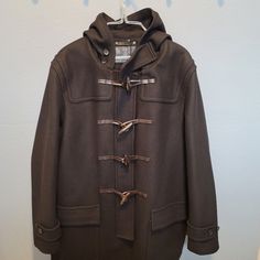 New With Tags Attached, Never Worn, Has Attached Hood, 2 Exterior Pockets And 1 Interior Pocket. Has Toggle Exterior Closures. Mens Extra Large Id Number F85238 Originally Bought For $789.00 Coach Jacket Men, Coach Jackets, Toggle Coat, Navy Coat, Tailored Coat, Coach Men, Duffle Coat, Car Coat, Wool Peacoat