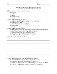 a question sheet with the words help's frommer outch quiz on it