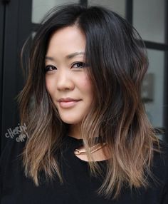 Short Brunette Hair, Balayage Lob, Brown Ombre Hair, Hair Color Techniques, Brown Balayage, Ombré Hair, Balayage Brunette, Ombre Hair Color, Shoulder Length Hair