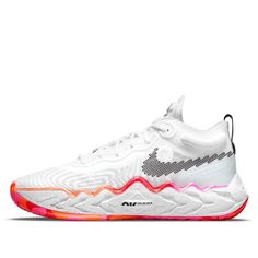 Nike Air Zoom G.T. Run Rawdacious Basketball Shoes/Sneakers Vb Shoes, Cheap Volleyball Shoes, Bball Shoes, Hoop Shoes, Nike Air Zoom Gt, Nike Volleyball Shoes, Pink Basketball Shoes, Volleyball Sneakers, Best Volleyball Shoes