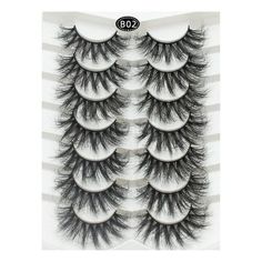 False Eyelashes Lashes 5 Pairs Soft Lashes 3D 6D Volume Eyelashes Packs Material: Color: as the picture shows, (Due to the difference between different monitors, the picture may have slight color difference. please make sure you do not mind before ordering, Thank you!) Package weight: 25g Package size: 20x11x2cm,(Please allow 1-3mm error due to manual measurement. please make sure you do not mind before ordering.) Lashes 3d 18mm Dramatic Long Eyelashes Acrylic Tile Eyelash Mannequin Head Glitter Makeup Cheap, Fluffy Eyelashes, Lashes Thick, Soft Lashes, Volume Eyelashes, Natural False Lashes, Thick Eyelashes, Wispy Eyelashes, Velour Lashes