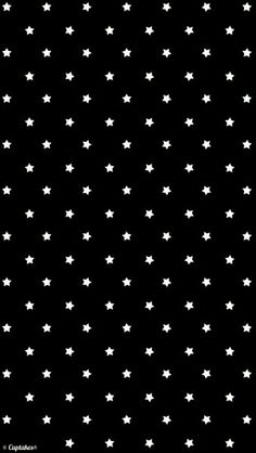 black and white stars pattern on a dark background