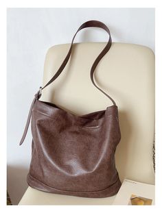 Elena Handbags Retro Bucket Leather Bag Rectangular Large Capacity Hobo Bag For Fall, Large Capacity Rectangular Hobo Bag For Fall, Fall Rectangular Hobo Bag With Large Capacity, Fall Rectangular Large Capacity Hobo Bag, Rectangular Faux Leather Baguette Bag With Large Capacity, Brown Baguette Bag With Large Capacity For Shopping, Large Capacity Faux Leather Baguette Bag, Large Capacity Rectangular Faux Leather Baguette Bag, Large Capacity Faux Leather Baguette Bag For Shopping