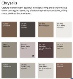 Wondering what’s going to be big in 2025? Here’s a breakdown of the top paint color trends for 2025, forecasted by the major paint brands: Sherwin-Williams, Behr, and Benjamin Moore. Westhaven Sherwin Williams, Sherwin Williams 2025 Paint Colors, 2025 Exterior House Color Trends, 2025 Paint Color Trends Sherwin Williams, Sherwin Williams Foothills, Mindful Gray Coordinating Colors, Intellectual Gray Sherwin Williams, Sherwin Williams Brown Paint Colors