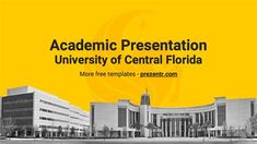 an image of a yellow and black poster with the words'academy of central florida '