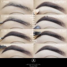 Learn how to get flawless eyebrows with this 7 step brow pictorial. Finally, the perfect eyebrow shape made simple. Eyebrow Beauty, Perfect Eyebrow Shape, Bentuk Alis, Perfect Eyebrow, Natural Eyebrow Makeup, Eyebrows On Fleek, Threading Eyebrows, Best Eyebrow Products, Perfect Eyebrows