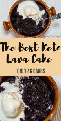 the best keto lava cake only 4g carbs