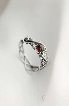 ITEM DESCRIPTION: The size of ring 7 1/2 (US and Canada) P (UK and AU) I can make it any size you want - just mark your size in the order Weight - 3 g. This botanical ring looks really amazing with fern leaves and dark red garnet. It's truly elven treasure. I made it of sterling silver. And I can make it with different gemstones - write to me and will discuss your custom order. I usually respond to letters very quickly. This Elven ring will be a great addition to your jewelry collection or a spe Plant Ring, Elven Ring, Plant Rings, Botanical Ring, Fern Leaf, Leaf Ring, Proposal Ring, Wrapped Jewelry, Garnet Rings