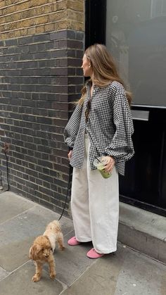 Broderie Shirt Outfit, Black Shirt And White Pants Outfit, Copenhagen Work Outfit, Matching Sets For Summer, Winter Tube Top Outfits, Gingham Vest Outfit, Care Free Aesthetic Outfits, Gingham Print Outfit, Gingham Winter Outfit