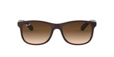 Ray-Ban Andy sunglasses are a modern take on a retro design. The square shape and matte finish give these glasses a sleek, contemporary look. The brown gradient lenses not only add style but also provide superior vision protection. These shades are versatile enough to match any outfit, making them a must-have accessory for any fashion-forward individual. Available with prescription lenses. Rectangle Face Shape, Ray Ban Men, Andy Black, Sunglasses Brown, Men Sunglasses, Brown Sunglasses, Sunglass Hut, Brown Gradient, Rectangle Sunglasses