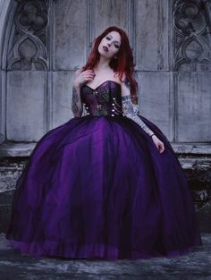 Steampunk Prom Dress, Purple Fairytale, Purple Steampunk, Black Steampunk, Victorian Gown, Winter Wedding Outfits, Evening Dresses Uk, Summer Bridesmaid Dresses