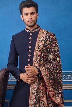 td {border: 1px solid #ccc;}br {mso-data-placement:same-cell;} Readymade Heavy Wedding Wear Sherwani. td {border: 1px solid #ccc;}br {mso-data-placement:same-cell;} Heavy Embroidered Work We will email you the measurement guide to confirm your size after the order is placed. SIZES AVAILABLE : 34,36,38,40,42,44,46,48,50,52 td {border: 1px solid #ccc;}br {mso-data-placement:same-cell;} Size Chart Size (Bare Chest) Chest (Garment) Sleeves Neck Shoulder 32 34 24 15 16.5 34 36 24.5 15.5 17 36 38 25 1 Traditional Blue Nehru Jacket With Intricate Embroidery, Blue Unstitched Suit With Dabka For Reception, Traditional Blue Bandhgala With Resham Embroidery, Diwali Blue Bandhgala With Intricate Embroidery, Blue Traditional Nehru Jacket For Receptions, Blue Nehru Jacket For Reception With Traditional Drape, Bollywood Style Blue Nehru Jacket For Reception, Blue Bollywood Nehru Jacket For Reception, Blue Bollywood Nehru Jacket With Intricate Embroidery