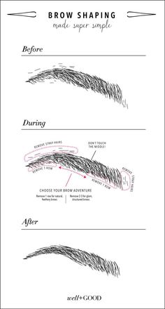 If you're a menace with tweezers and worry that filling your eyebrows will result in them dripping down your face during spin class, try these simple steps. Teknik Makeup, Types Of Eyebrows, Smink Inspiration, Makijaż Smokey Eye, روتين العناية بالبشرة, Brow Shaping, Vintage Makeup, Perfect Brows, Eyebrow Shaping