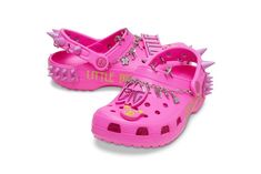 100 Perfect Spiked Crocs Ideas in 2023 Music Bag, Rave Music, Crocs Crocband, Punk Inspiration, Crocs Classic Clogs, Clog Sandals, Pink Plastic, Backstreet Boys