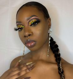 Makeup Baddie, Brown Girls Makeup, Cute Eye Makeup, Makeup For Black Skin, Face Beat, Glam Makeup Look, About Makeup