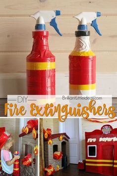 fire extinguishers made out of plastic bottles