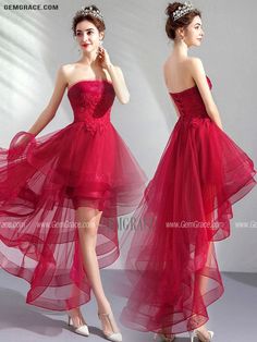 Red Strapless Tulle Dress, Sleeveless Red Corset Dress For Prom, Red Sleeveless Corset Dress For Prom, Red Strapless Wedding Dress, Red Tulle Evening Dress For Party, Red Tulle Dress For Party Season, Fitted Red Tulle Corset Dress, Red Fitted Tulle Corset Dress, Red Fitted Corset Dress Made Of Tulle