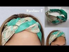 Headcovering Pattern, Diy Hair Scrunchies, Sewing Projects For Beginners, Head Covering, Scrunchie Hairstyles, Bandanas, Diy Hairstyles, Headpiece