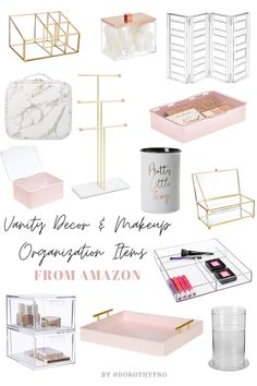 vanity decor and makeup organization tips from amazon - shop by design pboom com