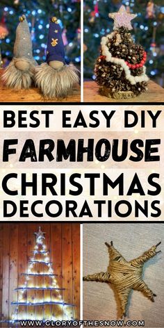 the best easy diy farmhouse christmas decorations