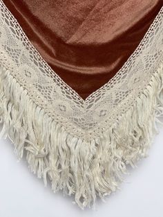 "We love the vibe of these boho inspired bridal wedding shawls. They are a super chic option for all brides! The unique, romantic design will add drama to your photos and make for a stunning accessory that all your guests will be talking about! A high-fashion handmade Arrow and Thread velvet shrug shawl is a gorgeous addition to your wedding look and we've got you covered! Literally! The handmade stretch velvet shawl wraps are made with high quality fabrics and trims. Each shawl has an open fron White Shawl For Traditional Ceremonies, White Bohemian Shawl Dupatta, Bohemian Beige Shawl For Festivals, Beige Bohemian Shawl For Festivals, Bohemian Lace Shawl In Cream Color, Bohemian Lace Shawl In Cream, Bohemian Cream Lace Shawl, Bohemian Beige Shawl For Wedding, Beige Bohemian Shawl For Wedding