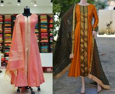 21 Kurti from old saree designs || Saree reuse Ideas | Bling Sparkle Kurti From Old Saree, Dress From Saree, Saree Reuse, Designs Kurti, Mom Daughter Outfits, Birdhouses Ideas, Reuse Ideas, Simple Kurta, Silk Kurti