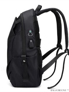 BagForLove - Streamlined Zippered Backpack Product Description Color Black Strap Type Adjustable Details Drawstring Composition 20% Polyester Pattern Type Plain Bag Size Medium Material Polyamide Closure Type Zipper Style Unisex Type Classic Backpack Features Multi-function Size Chart INCH CM Handle Height Strap Length Bag Height Bag Width Bag Length 3.1 inch 33.5 inch 17.3 inch 6.3 inch 11.8 inch Handle Height Strap Length Bag Height Bag Width Bag Length 8 cm 85 cm 44 cm 16 cm 30 cm Details Pic Cloth Backpack, Black Briefcase, Non Woven Bag, Backpack Outfit, Cooler Bag, Classic Backpack, Rain Cover, Woven Bag, Tablet Case