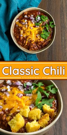 Warm up with the Best Classic Chili Recipe! Learn how to make easy beef chili that’s tender, flavorful, and perfect for cozy winter meals. This homemade soup is an easy winter recipe that you don't want to miss! Tasty Chili Recipe, Easy Chilli Recipe, Best Chili Recipe Award Winning, The Best Classic Chili, Cozy Winter Meals, Easy Beef Chili, Old Fashioned Chili Recipe, Dutch Oven Chili Recipe, Steak Chili Recipe