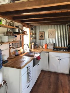 the kitchen is clean and ready to be used as a place for cooking or baking