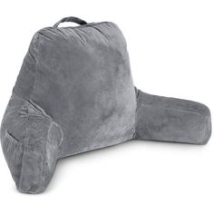 the backrest pillow is shaped like an elephant's head and has a large, plush