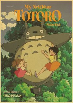 the cover of my neighbor totoro picture book