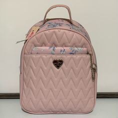 Luv Betsey By Betsey Johnson Charli Backpack -Os -Pink Multi -One Exterior Slip Pocket -Two Interior Slip Pockets -One Zip Pocket -Silver-Tone Hardware -Approximate Measurements: 13.5”H X 11.5”W X 4.5”D -Adjustable Straps -New With Tags Pink Puppy, Cat Backpack, Dog Backpack, Hooded Faux, Betsey Johnson Bags, Small Backpack, Pink Mini, Backpack Purse, Betsey Johnson