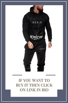 Men’s Hoodies & Sweatshirts, Paris Men Women Jogging Suit Sets, Gym Hoodies #ParisMenWomenJoggingSuitsSets #SportsJoggerTracksuit2Piece #GymHoodiesLongSleevs #menshoodies #mensoutfit #hoodieoutfit #mensfashion #HoodedExerciseWorkouts #Menshoodies #menssweatshirts #mensfasion #mensoutfits #menssuit #mensclothingstyles #mensclothingstylesfall #mensclothing #design #mensclothingstylescasual #mensclothingstyleswinter #hoodiesoutfitsmens #menshoodiesfasion #menshoodiescasual #menshoodiesoutfit Hooded Winter Tracksuit With Letter Print, Black Hooded Tracksuit For Sports Season, Winter Tracksuit With Letter Print And Crew Neck, Sports Tracksuit With Hoodie And Letter Print, Sportswear Tracksuit With Hoodie For Jogging, Black Hooded Tracksuit For Gym, Hooded Letter Print Tracksuit Sportswear, Sportswear Tracksuit With Hoodie, Black Hooded Tracksuit With Letter Print