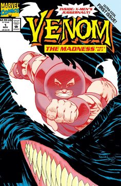 the cover to venom comics comic book