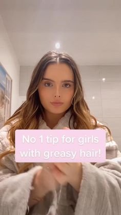 Tips For Oily Hair, Oily Hair Shampoo, Hair Hack, Tutorial Hair, Greasy Hair, Hair Tips Video, Curly Hair Styles Easy, Hair Advice