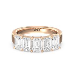 https://embed.imajize.com/7678138 Ring Display, Emerald Cut Diamond Ring, Gorgeous Engagement Ring, Studded Necklace, Emerald Cut Diamond, Ring Displays, Diamond Anniversary Rings, Step Cut, Rose Gold Jewelry